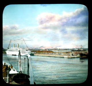 Saint Petersburg harbor scene