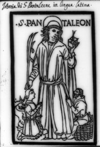 Saint Pantaleon, d. 305, full, standing, facing slightly right LCCN2007681126