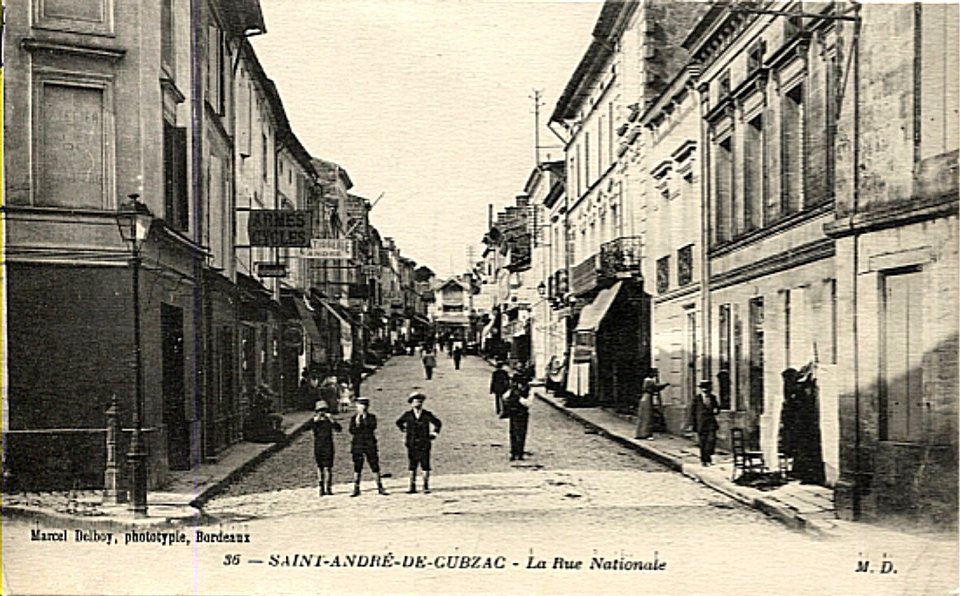 Saint-André-de-Cubzac - rue Nationale 3
