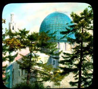 Saint Petersburg. Mosque exterior detail, dome
