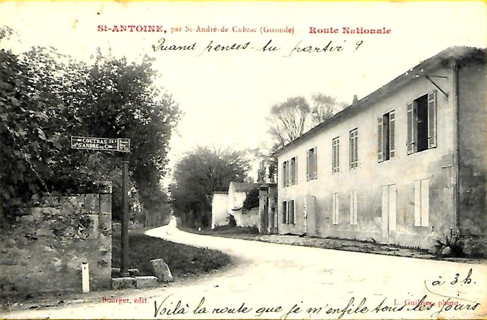 Saint-Antoine - route nationale