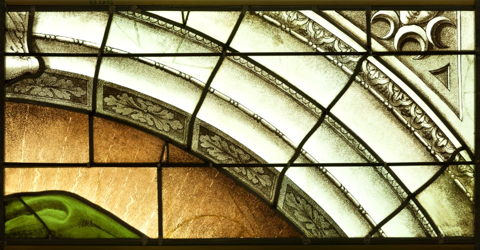 Saint-Chapelle de Vincennes - Baie 3 - Rayons lumineux (bgw17 0833)