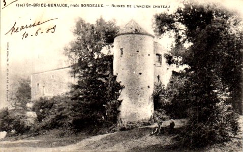 Saint-Brice (Gironde) - ruines ancien château