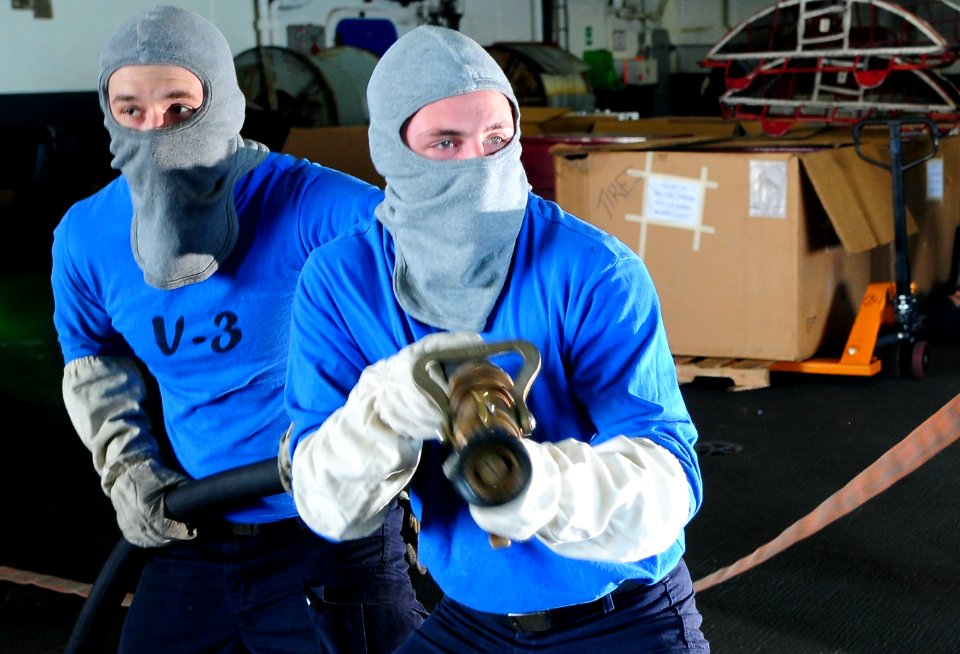 Sailors train for a mass casualty event. (8531824958)
