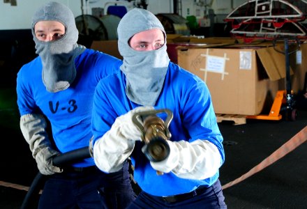 Sailors train for a mass casualty event. (8531824958)