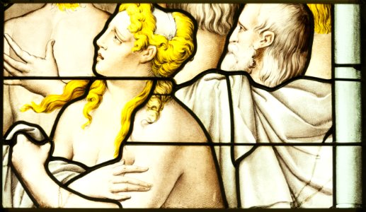 Saint-Chapelle de Vincennes - Baie 5 - Saints recevant des robes blanches (bgw17 1013)