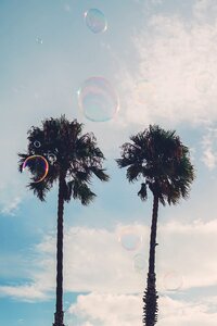 Sky clouds bubbles