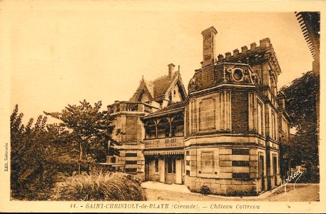 Saint-Christoly-de-Blaye - château Cottreau