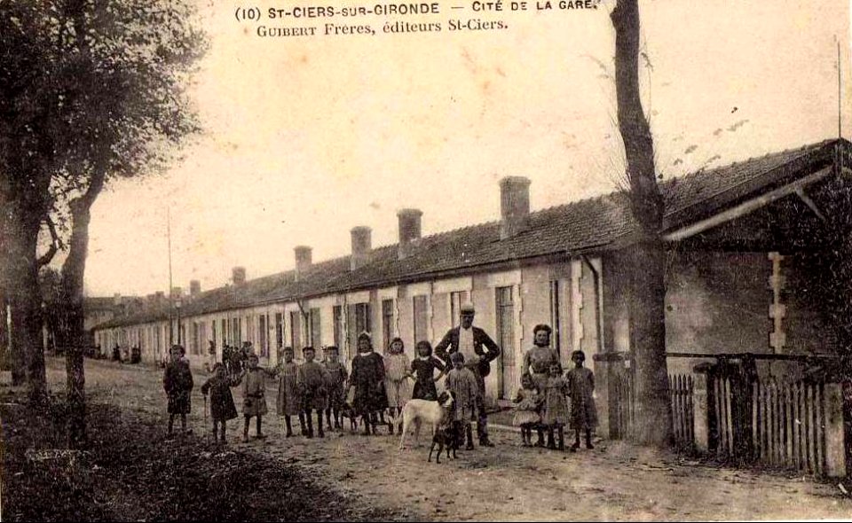 Saint-Ciers-sur-Gironde - cité de la gare