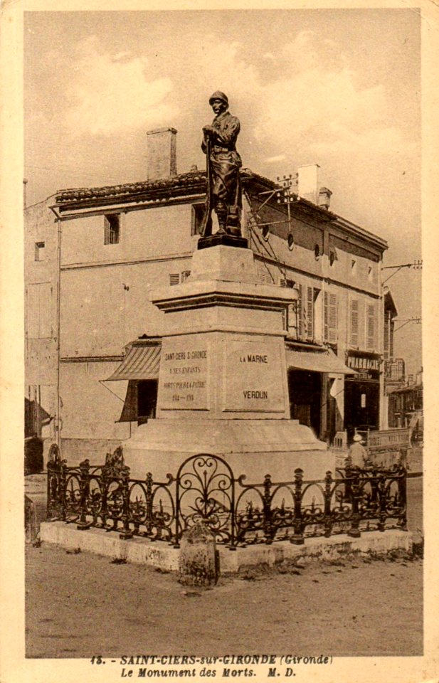 Saint-Ciers-sur-Gironde - monument aux morts 2