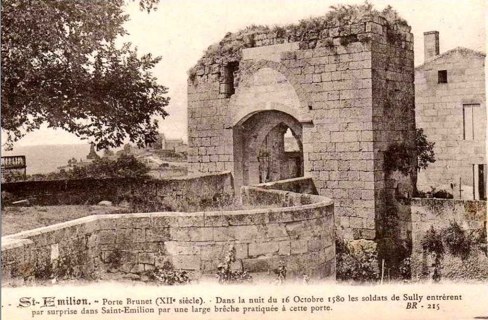 Saint-Emilion porte Brunet 1