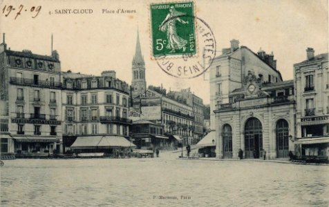 Saint-Cloud.Place d'Armes.1909
