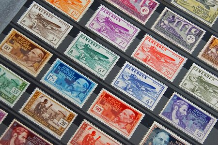 Philately post stamps colonies