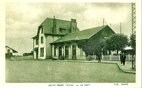 SAINT-ERME - la Gare