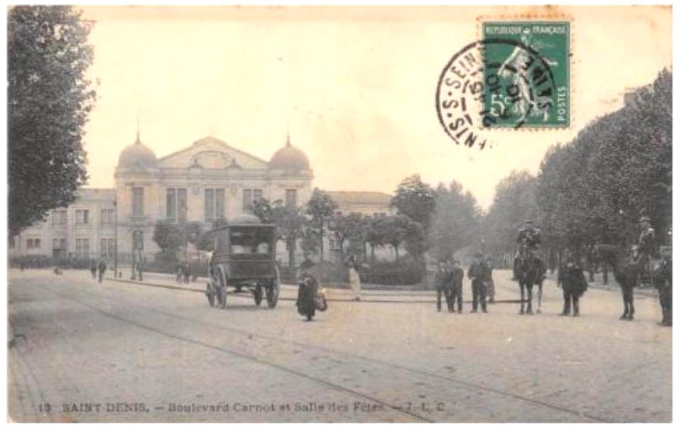 Saint-Denis.Boulevard Carnot.Salle des Fêtes