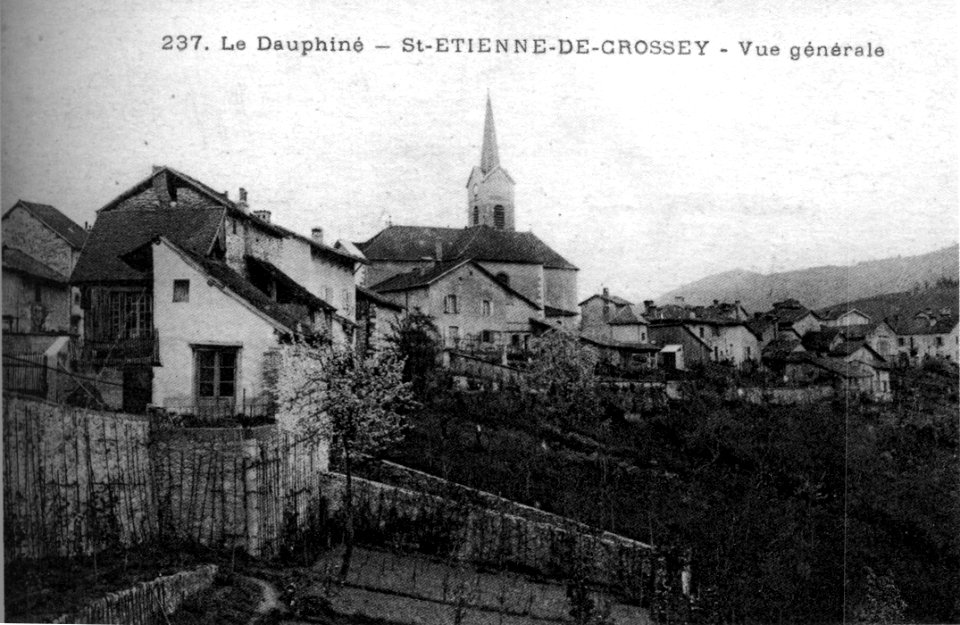 Saint-Etienne-de-Crossey, vue générale, 1912, p197 de L'Isère les 533 communes