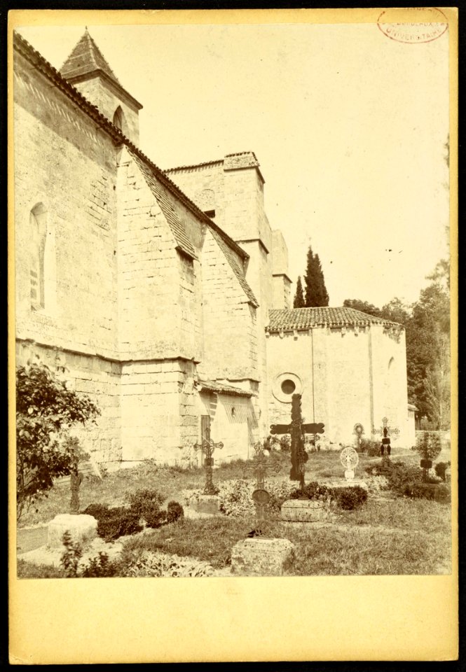 Saint-Etienne-de-Lisse église (Brutails) 2