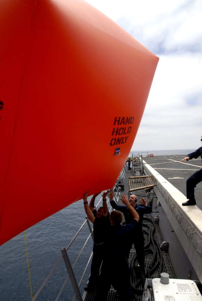 Sailors release 'killer tomato' for target practice 120729-N-BB534-071