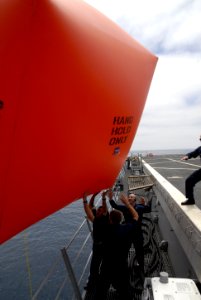 Sailors release 'killer tomato' for target practice 120729-N-BB534-071