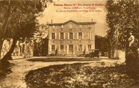 Saint-Emilion château Ripeau 1