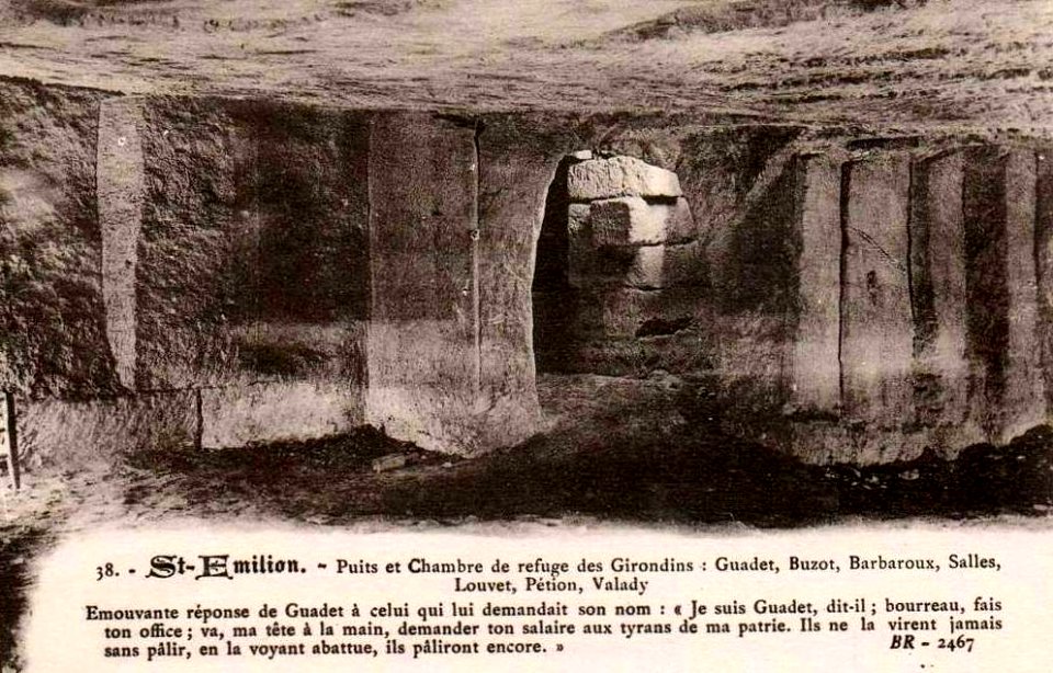 Saint-Emilion refuge des Girondins
