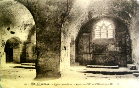 Saint-Emilion église monolithe 2