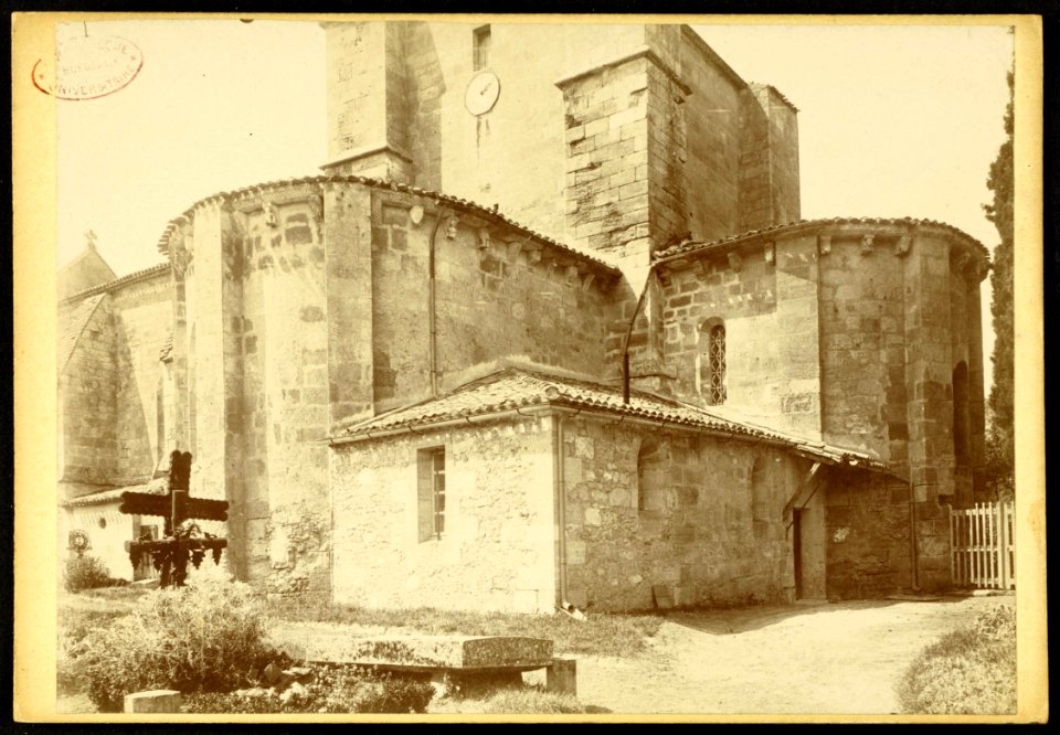 Saint-Etienne-de-Lisse église (Brutails) 4