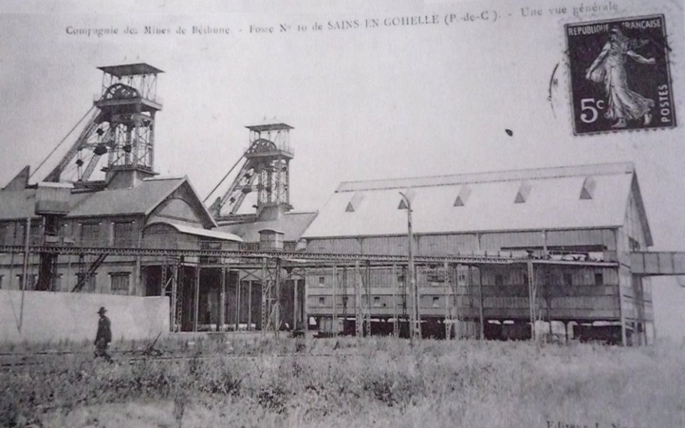 Sains-en-Gohelle - Fosse n° 10 - 10 bis des mines de Béthune (A)