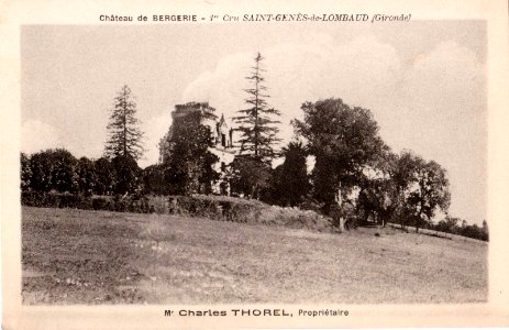 Saint-Genès-de-Lombaud - château de Bergerie 2