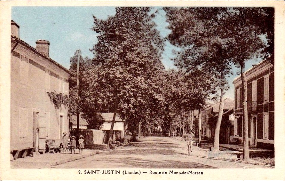 Saint-Justin - Route de Mont-de-Marsan