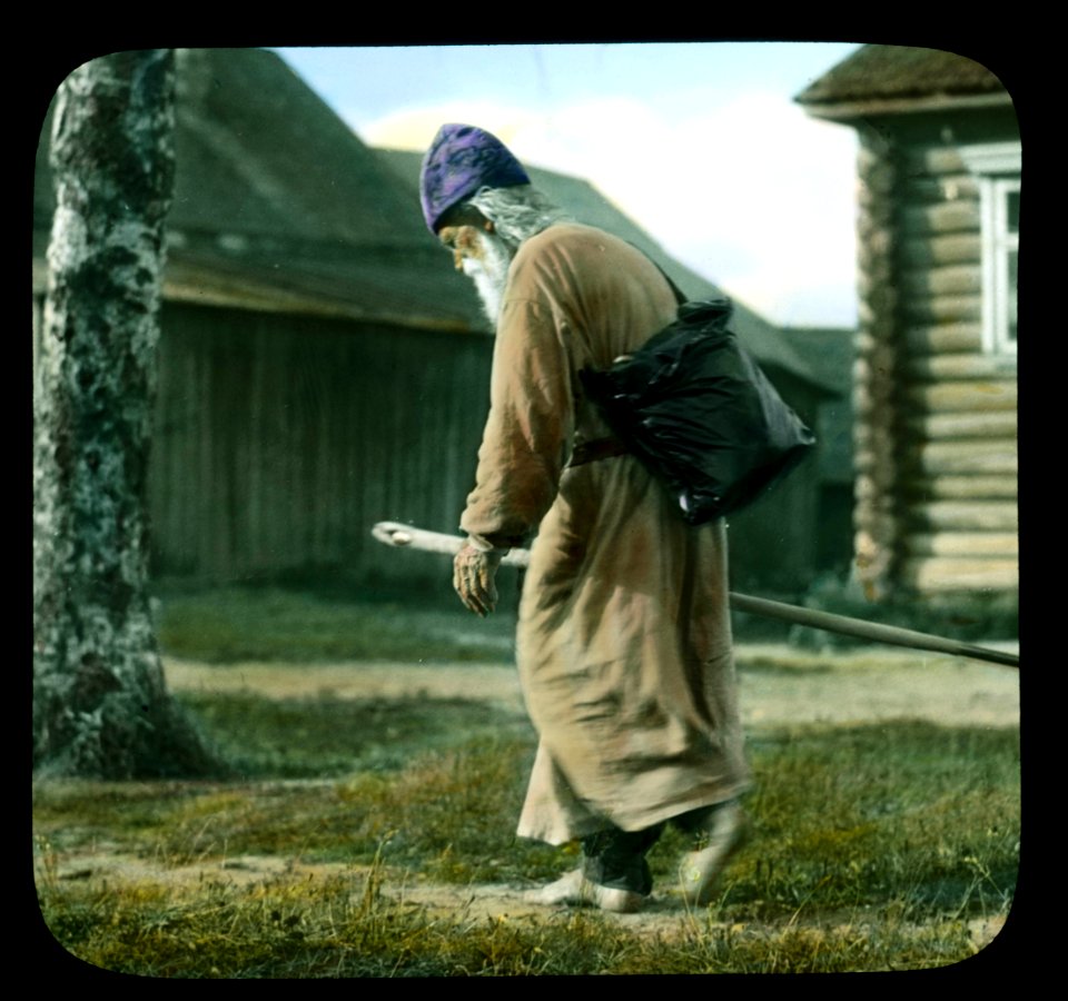 Saint Petersburg portrait of a monk, near Leningrad
