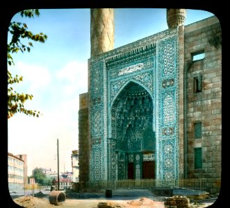 Saint Petersburg. Mosque exterior detail, entrance