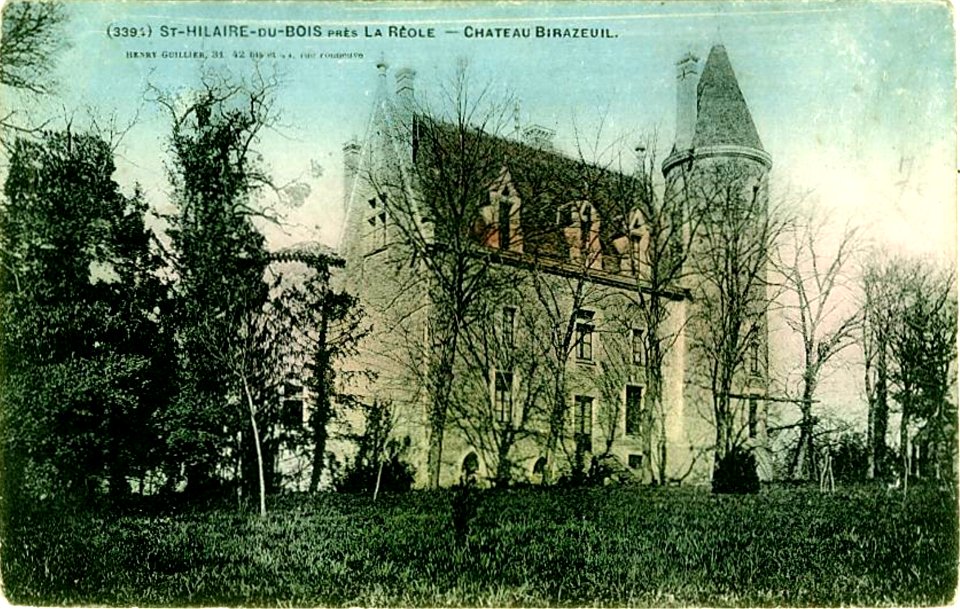 Saint-Hilaire-du-Bois - château Birazeuil