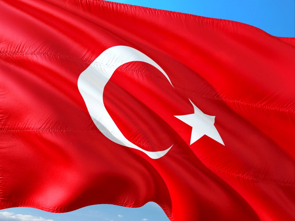 International flag turkey