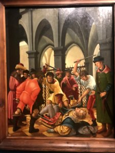Saint Florian roué de coups