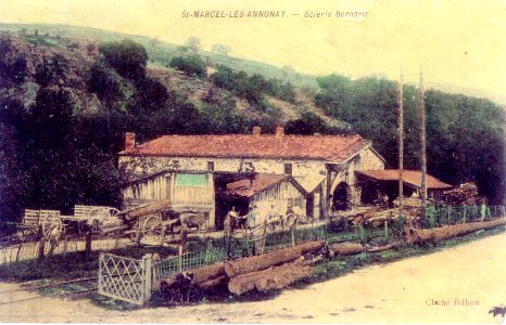 Saint-Marcel-lès-Annonay scierie CP Bilhon