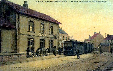 Saint-Martin-Boulogne - La Gare du Chemin de Fer Économique
