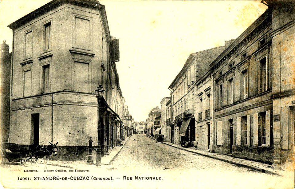 Saint-André-de-Cubzac - rue Nationale 11