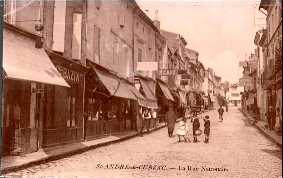 Saint-André-de-Cubzac - rue Nationale 6