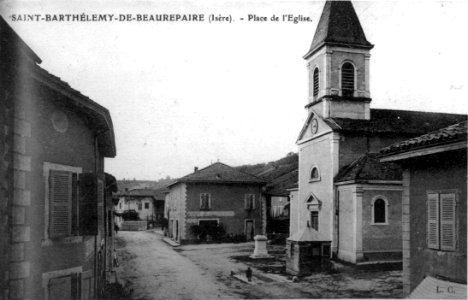 Saint-Barthelemy, vers 1920, p187 de L'Isère les 533 communes - L C photo