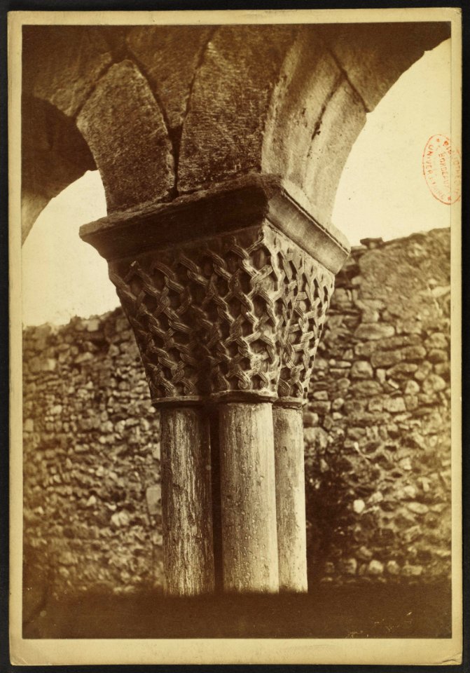 Saint-Bertrand-de-Comminges (31) - Cloître de la cathédrale - Chapiteau - J-A Brutails - Université Bordeaux Montaigne - 1902