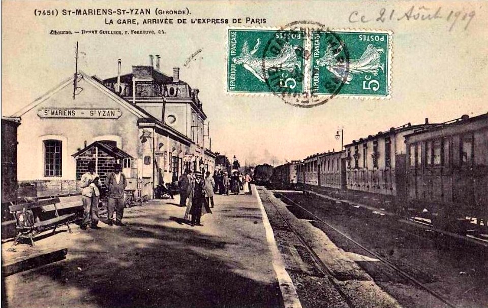 Saint-Mariens-Yzan - Gare quais 9