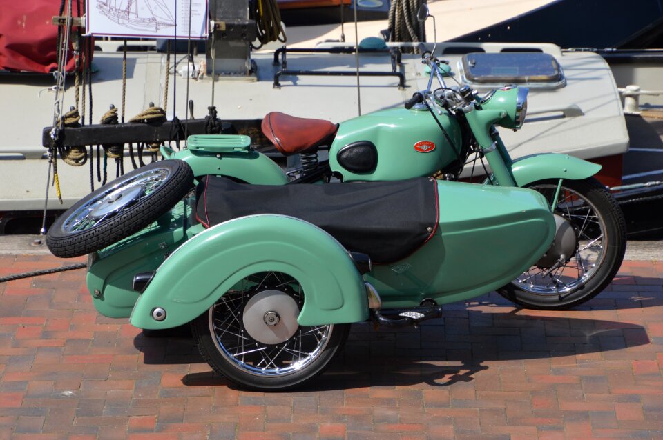 Historic motorcycle original vintage motorcycle