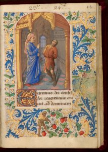 Saint Révérend et bordure décorée Ms 243