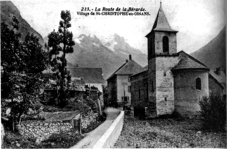 Saint-Christophe-en-Oisans, la route de la Bérarde, 1912, p192 de L'Isère les 533 communes