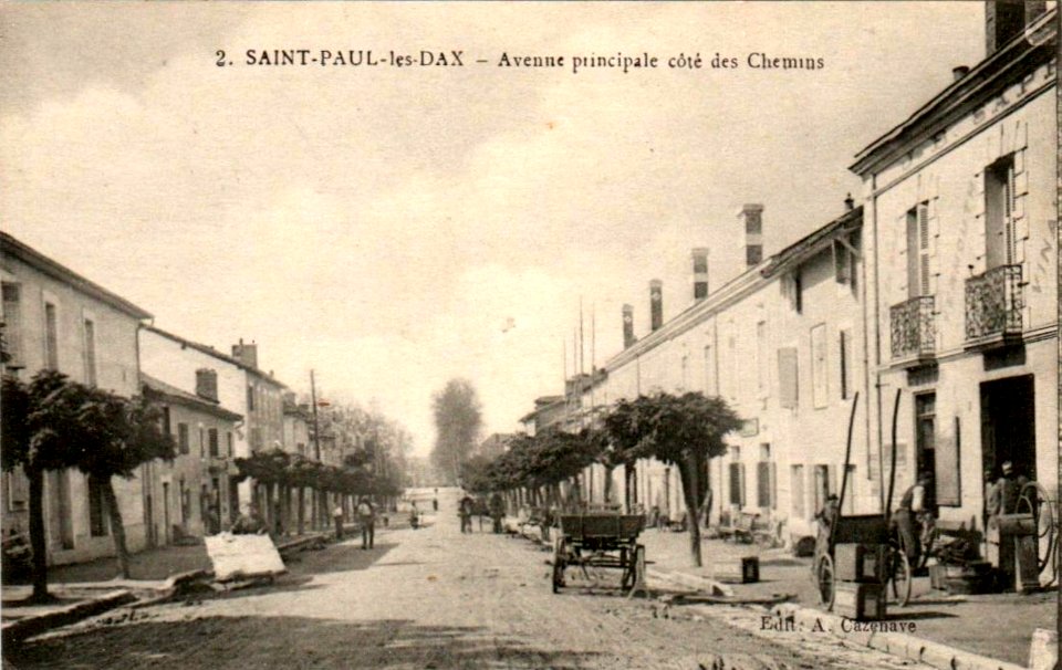 Saint-Paul-les-Dax - avenue principale