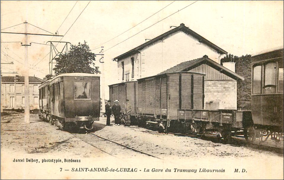 Saint-André-de-Cubzac - gare tramway
