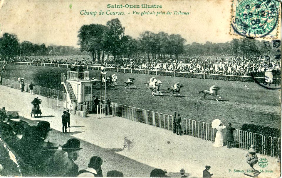 Saint-Ouen illustré - Champ de Courses - Vue générale prise des Tribunes