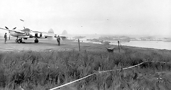 Saint-Pierre-du-Mont Airfield - P-38J Lightning 42-68071
