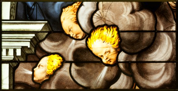 Saint-Chapelle de Vincennes - Baie 3 - Vents dans les nuées (bgw17 0836)